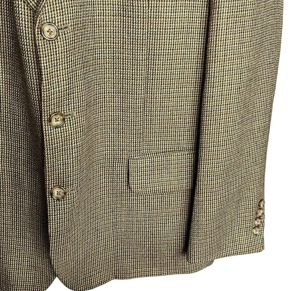 Oscar De La Renta Mens Wool Blazer Jacket 3-Button Size 42L